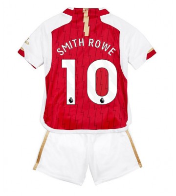 Arsenal Emile Smith Rowe #10 Hjemmebanesæt Børn 2023-24 Kort ærmer (+ korte bukser)
